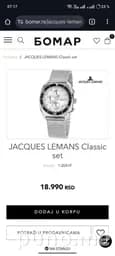 Часы Jacques Lemans хронограф календарь