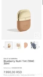 Тональный тинт DOLCE & GABBANA Blueberry Nutri Tint светлый