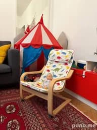Кресло детское IKEA POÄNG березовое