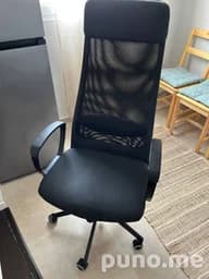 Кресло IKEA MARKUS серое