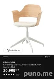 Стулья IKEA FJÄLLBERGET белые