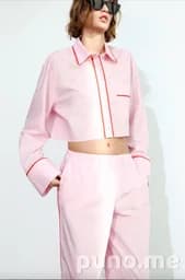 Рубашка Zara оверсайз