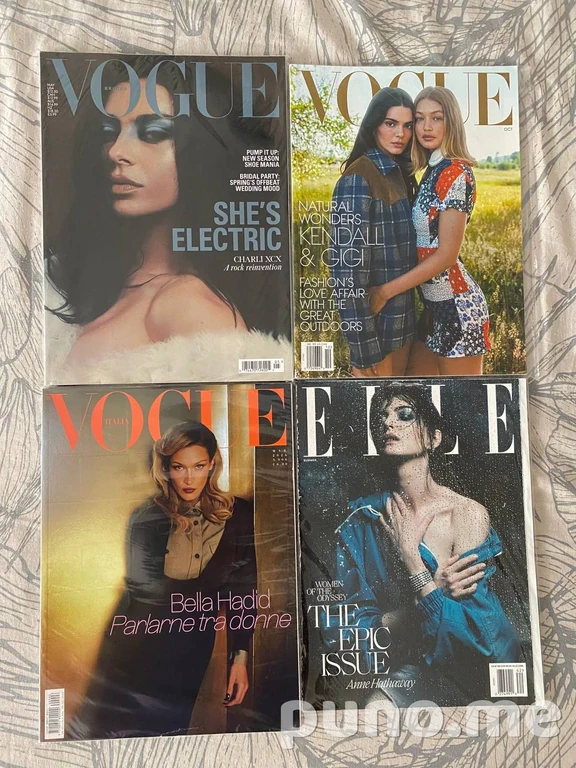 Иностранные журналы Vogue, Elle