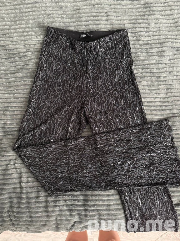 Брюки клеш прозрачные Zara