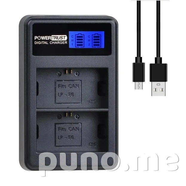 LCD-USB зарядка для Canon