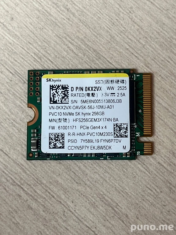 SSD nVme m2 SK Hynix