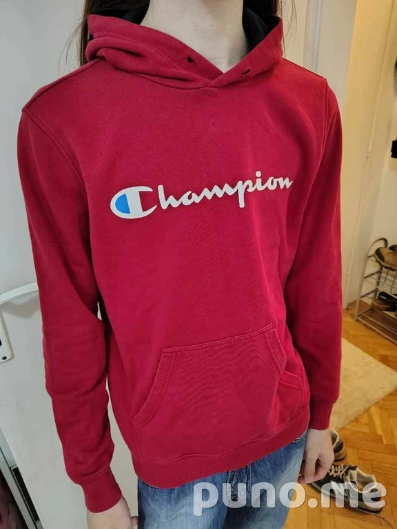 Худи Champion Red Script Logo