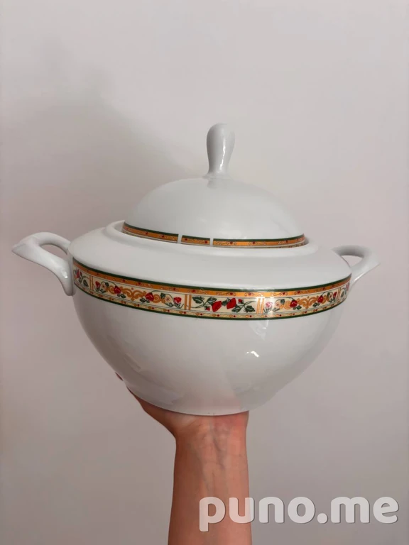 Супница фарфоровая