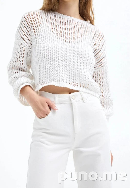 Свитер-сетка Pull&Bear
