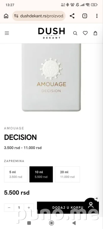 Amouage Decision