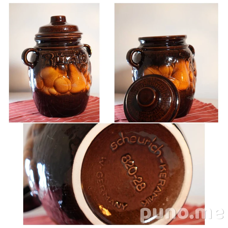 Винтажная керамическая ёмкость Scheurich Rumtopf