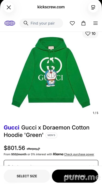 Худи Gucci × Doraemon