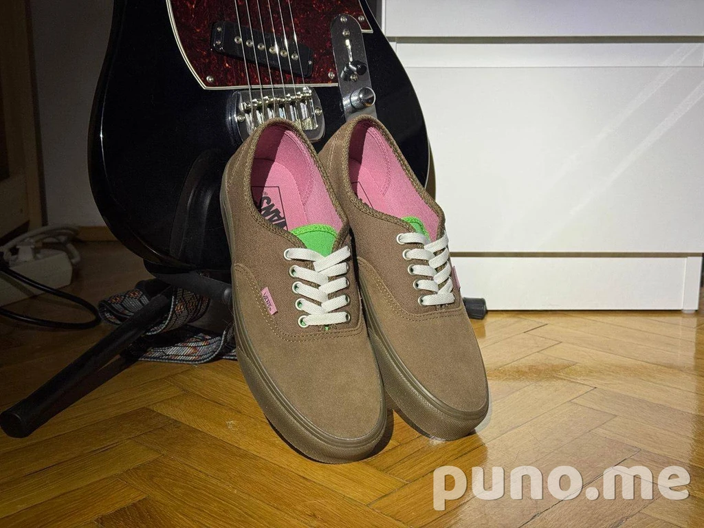 Vans Authentic Canvas/Suede Block Brown