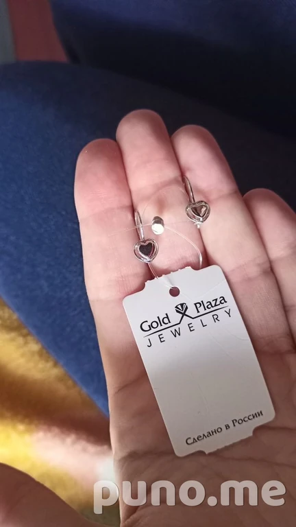 Серьги детские серебряные