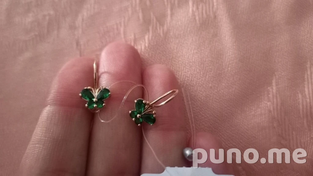 Серьги детские серебряные